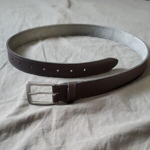 Men's brown vegan belt by brand Vegetarian Shoes